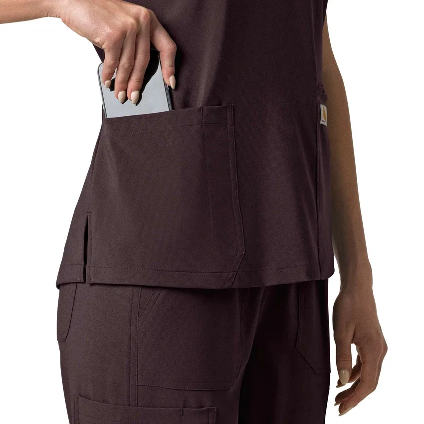 Force Cross-Flex Flex Panel V-hals scrubtop voor dames