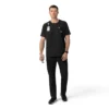 Force Cross-Flex gebreid scrub-shirt met ronde hals