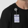 Force Cross-Flex gebreid scrub-shirt met ronde hals