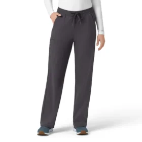 Force Cross-Flex gebreide scrubbroek met bootcut voor dames