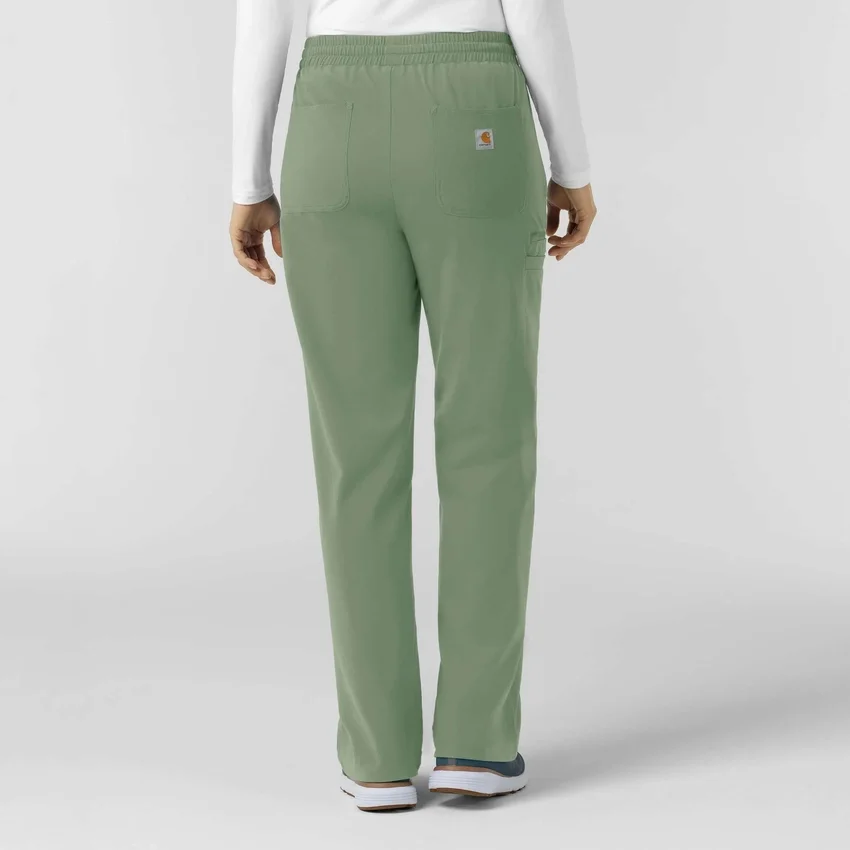 Force Cross-Flex gebreide scrubbroek met bootcut voor dames