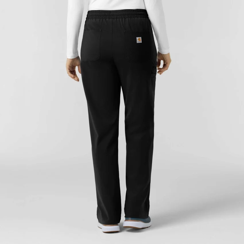 Force Cross-Flex gebreide scrubbroek met bootcut voor dames