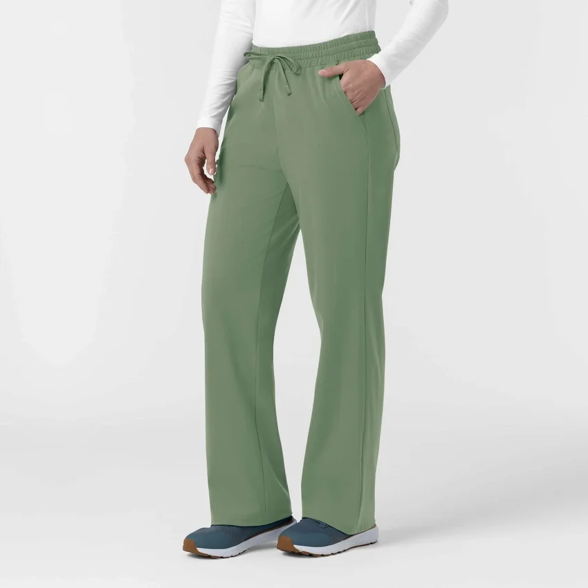 Force Cross-Flex gebreide scrubbroek met bootcut voor dames