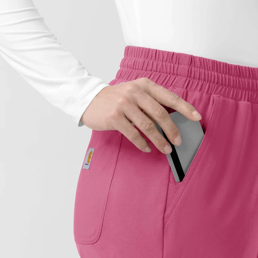 Force Cross-Flex gebreide scrubbroek met bootcut voor dames