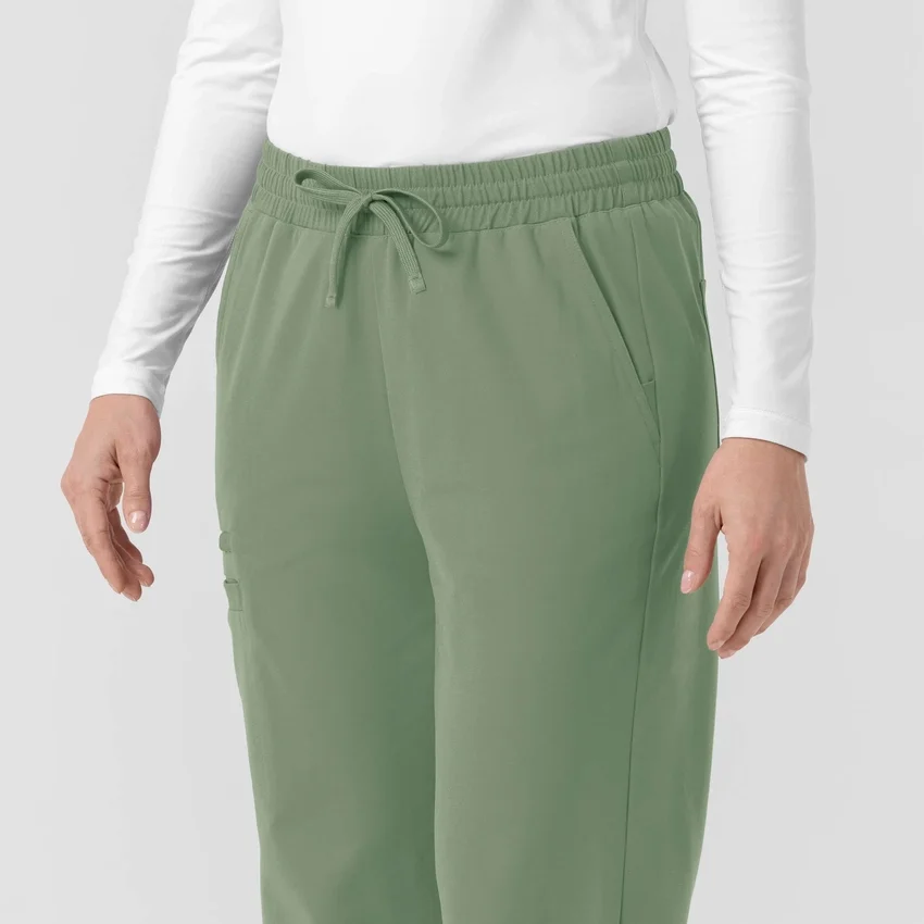 Force Cross-Flex gebreide scrubbroek met bootcut voor dames