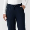 Force Cross-Flex gebreide scrubbroek met bootcut voor dames