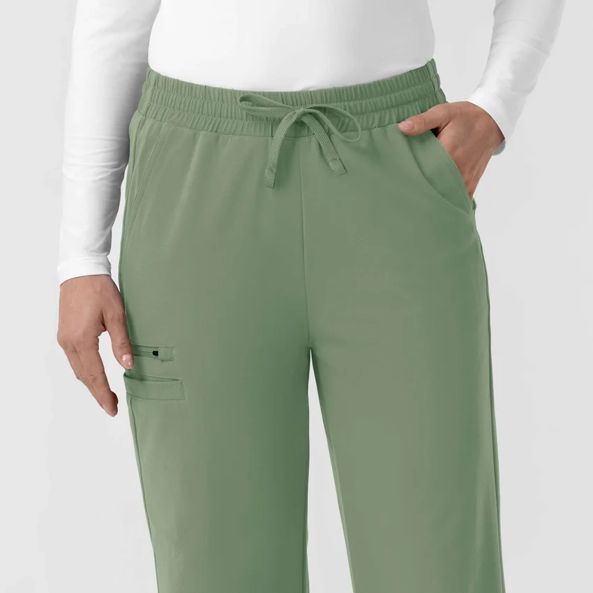 Force Cross-Flex gebreide scrubbroek met bootcut voor dames