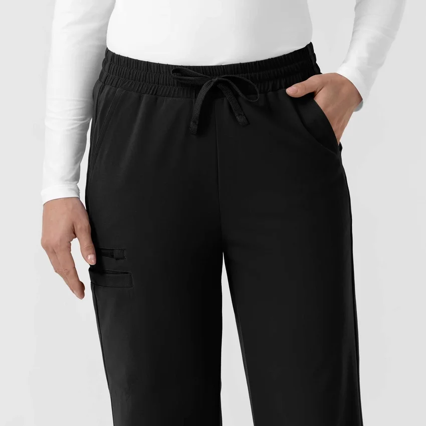 Force Cross-Flex gebreide scrubbroek met bootcut voor dames
