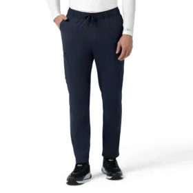 Force Cross-Flex gebreide scrubbroek met rechte pijpen en taps toelopende onderkant