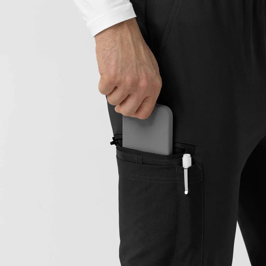 Force Cross-Flex gebreide scrubbroek met rechte pijpen en taps toelopende onderkant