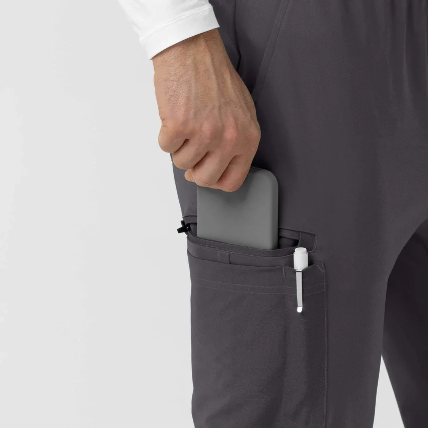 Force Cross-Flex gebreide scrubbroek met rechte pijpen en taps toelopende onderkant