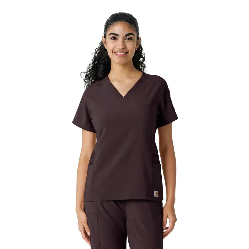 Force Cross-Flex gebreide scrubshirt met inzetstukken voor dames