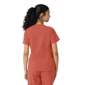 Force Cross-Flex gebreide scrubshirt met inzetstukken voor dames