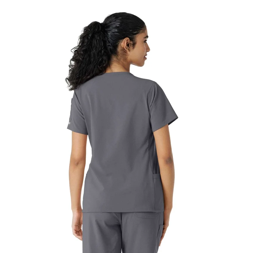 Force Cross-Flex gebreide scrubshirt met inzetstukken voor dames