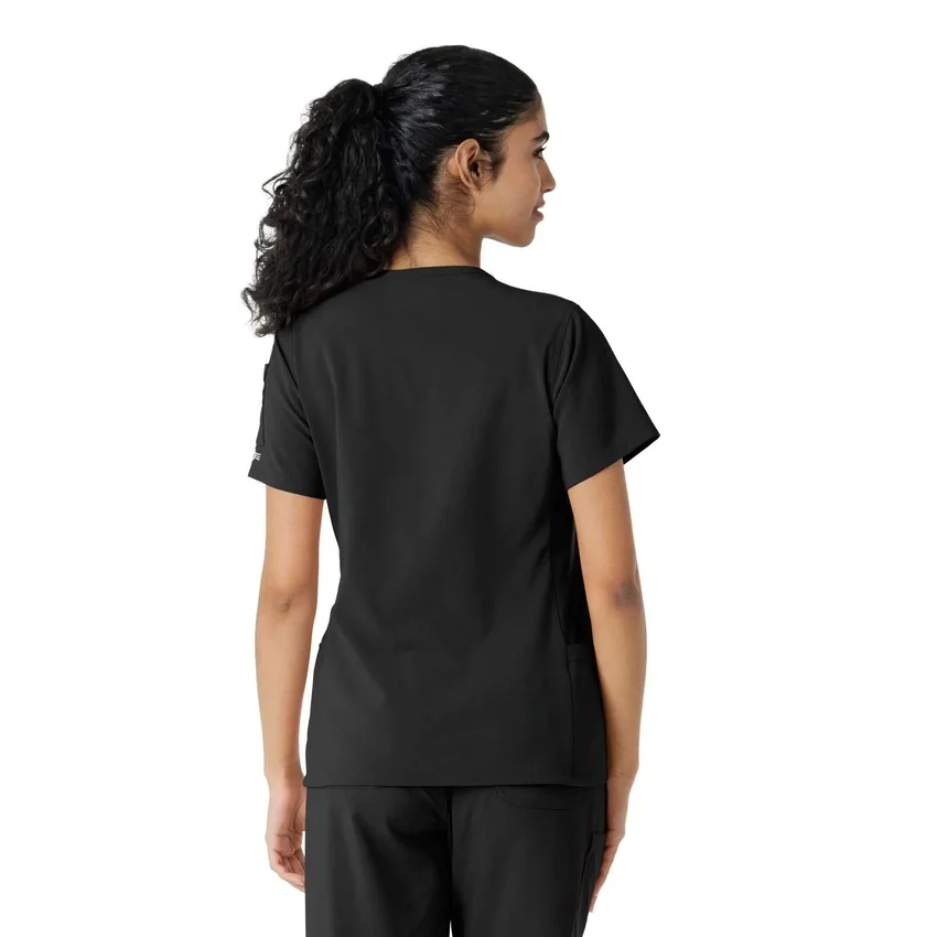 Force Cross-Flex gebreide scrubshirt met inzetstukken voor dames