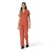 Force Cross-Flex gebreide scrubshirt met inzetstukken voor dames