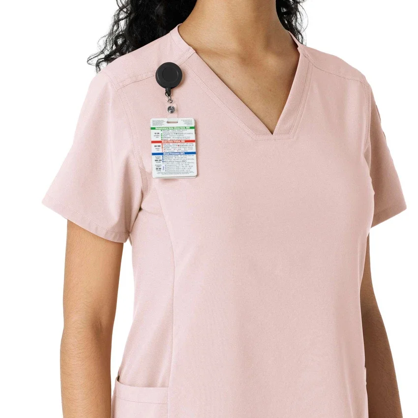 Force Cross-Flex gebreide scrubshirt met inzetstukken voor dames
