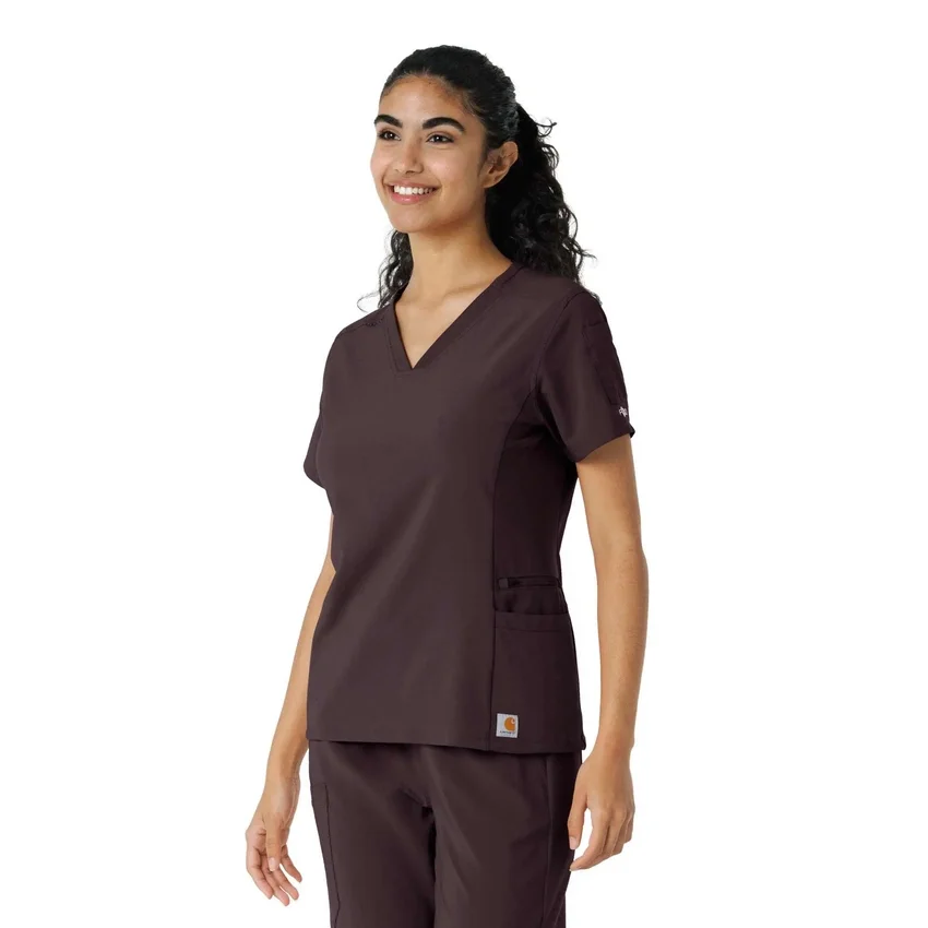 Force Cross-Flex gebreide scrubshirt met inzetstukken voor dames