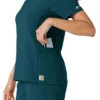 Force Cross-Flex gebreide scrubshirt met inzetstukken voor dames
