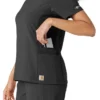 Force Cross-Flex gebreide scrubshirt met inzetstukken voor dames