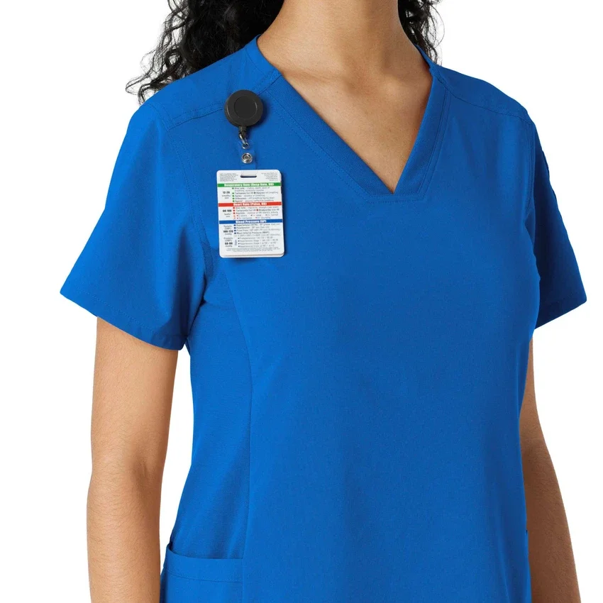 Force Cross-Flex gebreide scrubshirt met inzetstukken voor dames