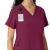 Force Cross-Flex gebreide scrubshirt met inzetstukken voor dames