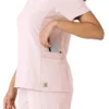 Force Cross-Flex gebreide scrubshirt met inzetstukken voor dames