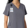 Force Cross-Flex gebreide scrubshirt met inzetstukken voor dames