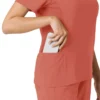 Force Cross-Flex gebreide scrubshirt met inzetstukken voor dames