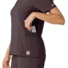 Force Cross-Flex gebreide scrubshirt met inzetstukken voor dames
