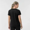 Force Cross-Flex gebreide scrubtop met ronde hals voor dames