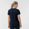 Force Cross-Flex gebreide scrubtop met ronde hals voor dames