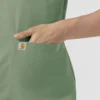Force Cross-Flex gebreide scrubtop met ronde hals voor dames