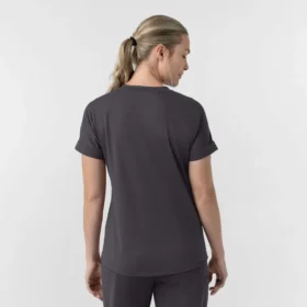 Force Cross-Flex gebreide scrubtop met V-hals voor dames