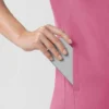 Force Cross-Flex gebreide scrubtop met V-hals voor dames