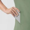 Force Cross-Flex gebreide scrubtop met V-hals voor dames