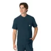 Force Cross-Flex Henley-scrubtop voor heren