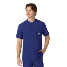 Force Cross-Flex Henley-scrubtop voor heren