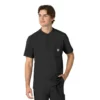 Force Cross-Flex Henley-scrubtop voor heren