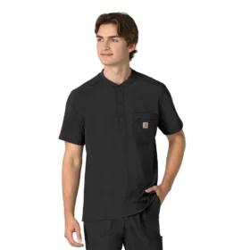 Force Cross-Flex Henley-scrubtop voor heren