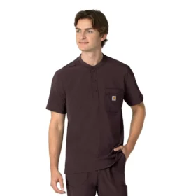 Force Cross-Flex Henley-scrubtop voor heren