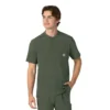Force Cross-Flex Henley-scrubtop voor heren