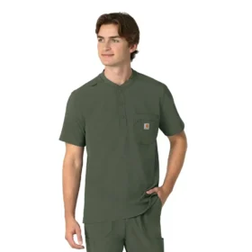 Force Cross-Flex Henley-scrubtop voor heren