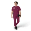 Force Cross-Flex Henley-scrubtop voor heren