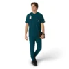 Force Cross-Flex Henley-scrubtop voor heren
