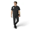 Force Cross-Flex Henley-scrubtop voor heren