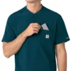 Force Cross-Flex Henley-scrubtop voor heren