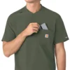 Force Cross-Flex Henley-scrubtop voor heren