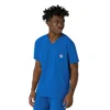 Force Cross-Flex heren-scrubtop met V-hals