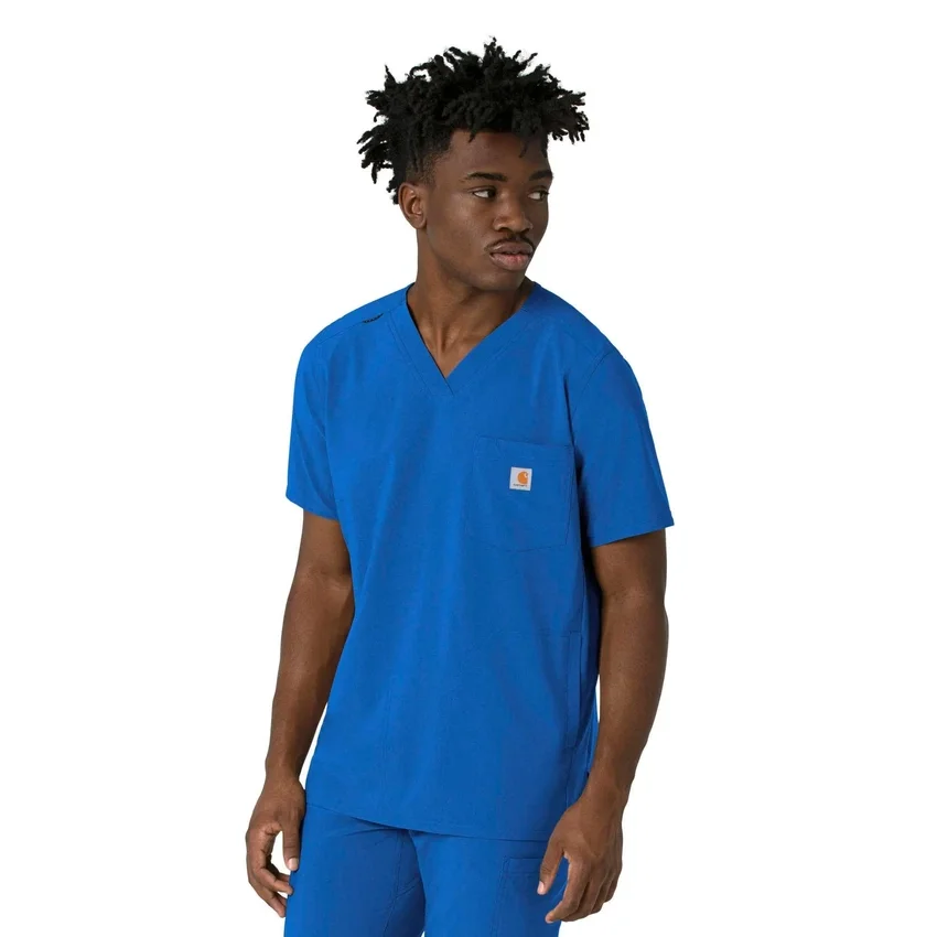 Force Cross-Flex heren-scrubtop met V-hals